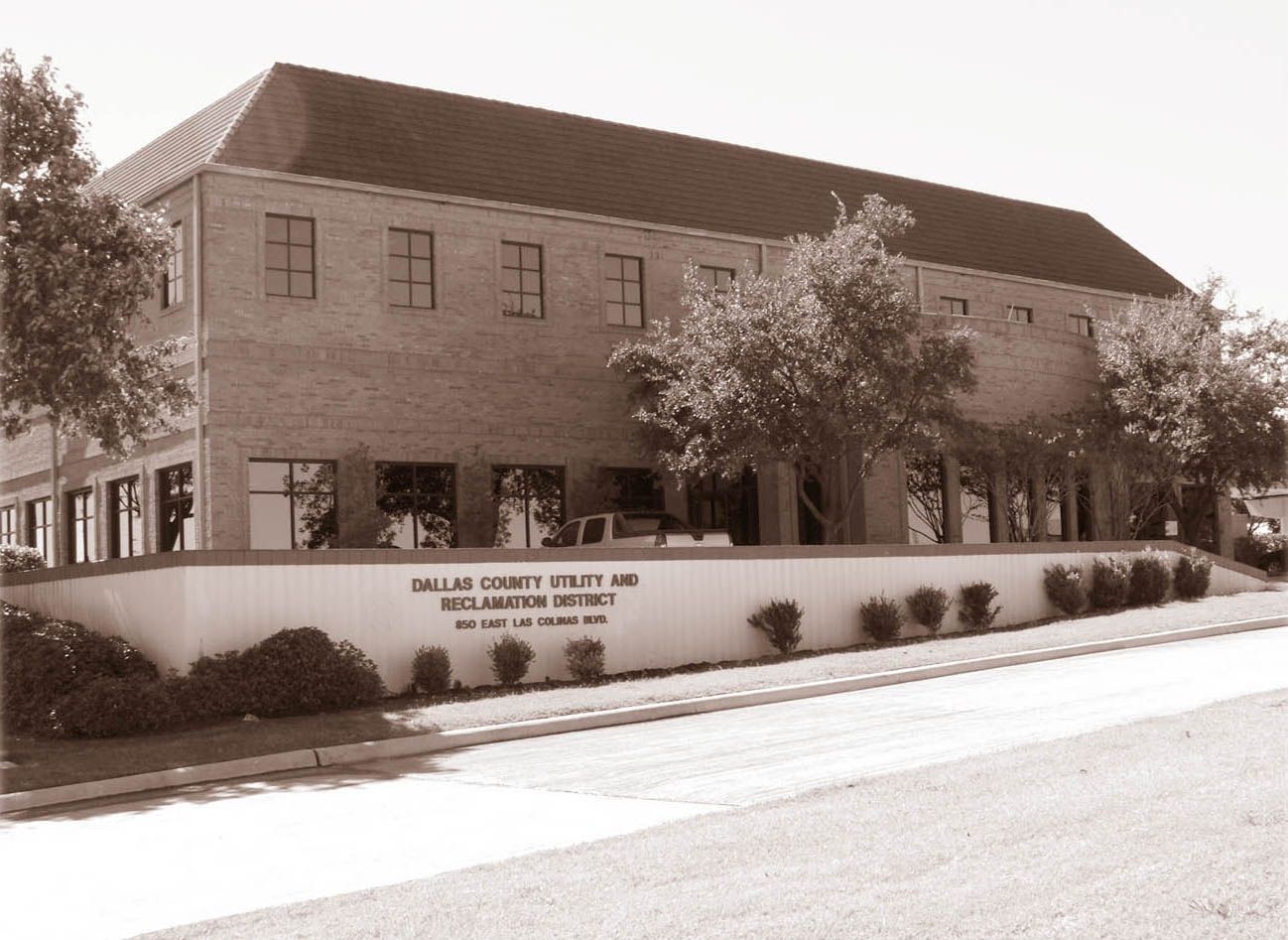 Headquarters for Dallas County Utility and Reclamation District.